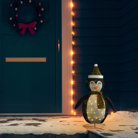 Décoration de Noël pingouin à LED Tissu de luxe 60 cm 614626614626