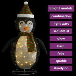 Décoration de Noël pingouin à LED Tissu de luxe 60 cm 614626614626