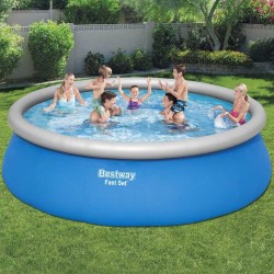 Bestway Ensemble de piscine gonflable ronde Fast Set 457x122 cm 614635614635