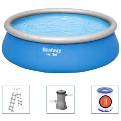 Bestway Ensemble de piscine gonflable ronde Fast Set 457x122 cm 614635614635
