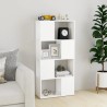 Bibliothèque/Séparateur de pièce blanc bois d'ingénierie 614639614639