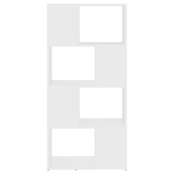 Bibliothèque/Séparateur de pièce blanc bois d'ingénierie 614639614639