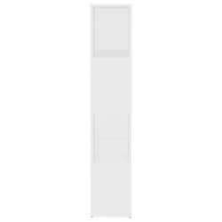 Bibliothèque/Séparateur de pièce blanc bois d'ingénierie 614639614639