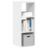 Bibliothèque empilable blanc 30x30x80 cm bois d'ingénierie 614640614640