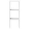 Bibliothèque empilable blanc 30x30x80 cm bois d'ingénierie 614640614640