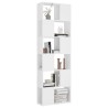 Bibliothèque/Séparateur de pièce Blanc 60x24x186 cm 614641614641