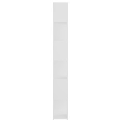 Bibliothèque/Séparateur de pièce Blanc 60x24x186 cm 614641614641