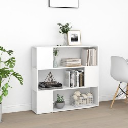 Bibliothèque/Séparateur de pièce Blanc 100x24x94 cm 614642614642