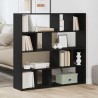 Bibliothèque/Paravent de pièce en chêne noir 105 x 24 x 102 cm 614643614643