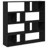 Bibliothèque/Paravent de pièce en chêne noir 105 x 24 x 102 cm 614643614643
