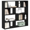 Bibliothèque/Paravent de pièce en chêne noir 105 x 24 x 102 cm 614643614643