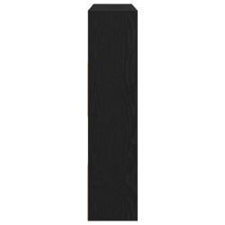 Bibliothèque/Paravent de pièce en chêne noir 105 x 24 x 102 cm 614643614643