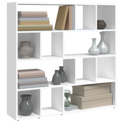 Bibliothèque/Cloison de séparation Blanc 105x24x102 cm 614644614644