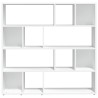 Bibliothèque/Cloison de séparation Blanc 105x24x102 cm 614644614644