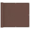 Écran de balcon Marron 90 x 200 cm Tissu Oxford 614646614646
