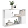Bibliothèque Blanc 100x24x63 cm Bois d'ingénierie 614647614647