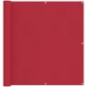 Écran de balcon Rouge 110 x 800 cm Tissu Oxford 614649614649