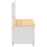 Banc de rangement pour enfants Blanc et beige 60x30x55 cm MDF 614652614652