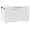 Boîte de rangement Blanc 80x40x45,5 cm Bois massif de pin 614661614661