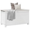 Boîte de rangement Blanc 80x40x45,5 cm Bois massif de pin 614661614661