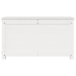 Boîte de rangement Blanc 80x40x45,5 cm Bois massif de pin 614661614661