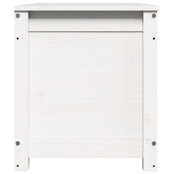 Boîte de rangement Blanc 80x40x45,5 cm Bois massif de pin 614661614661