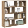 Bibliothèque/Séparateur de pièce chêne artisanal 105x24x102 cm 614666614666