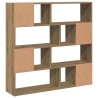 Bibliothèque/Séparateur de pièce chêne artisanal 105x24x102 cm 614666614666