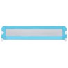 Barrière de sécurité de lit d'enfant Bleu 180x42 cm Polyester 614670614670