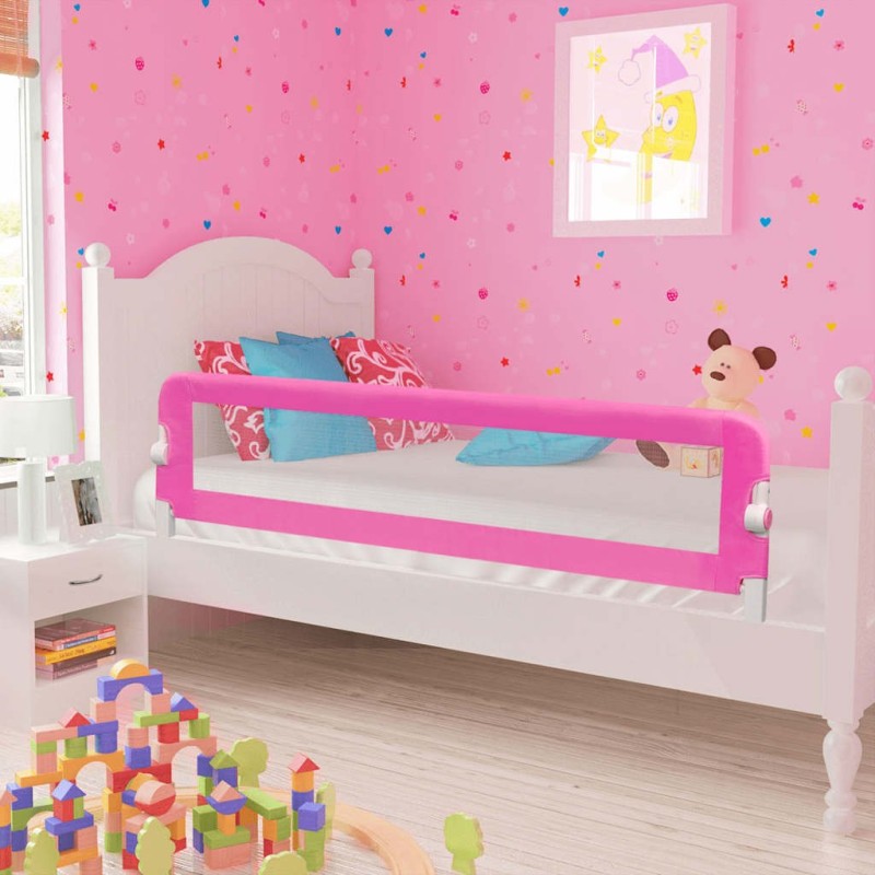 Barrière de lit pour enfants 150x42 cm Rose 614672614672