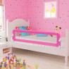 Barrière de lit pour enfants 150x42 cm Rose 614672614672