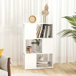 Bibliothèque/Séparateur de pièce Blanc 60x24x94 cm 614674614674