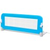 Barrière de lit pour enfants 102x42 cm Bleu 614677614677