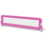 Barrière de lit de sécurité pour tout-petits 2pcs Rose 150x42cm 614679614679