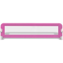 Barrière de lit de sécurité pour tout-petits 2pcs Rose 150x42cm 614679614679