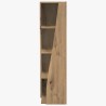 Meuble d'angle 27,5x27x102cm Bois d'ingénierie Chêne artisanal 614681614681
