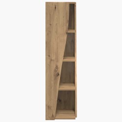 Meuble d'angle 27,5x27x102cm Bois d'ingénierie Chêne artisanal 614681614681