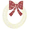 Couronne avec 60 LED Blanc chaud 76 x 76 x 8,5 cm Acrylique 614688614688