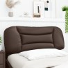 Coussin de tête de lit Hvar marron 100 cm similicuir 614692614692