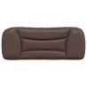 Coussin de tête de lit Hvar marron 100 cm similicuir 614692614692