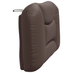 Coussin de tête de lit Hvar marron 100 cm similicuir 614692614692
