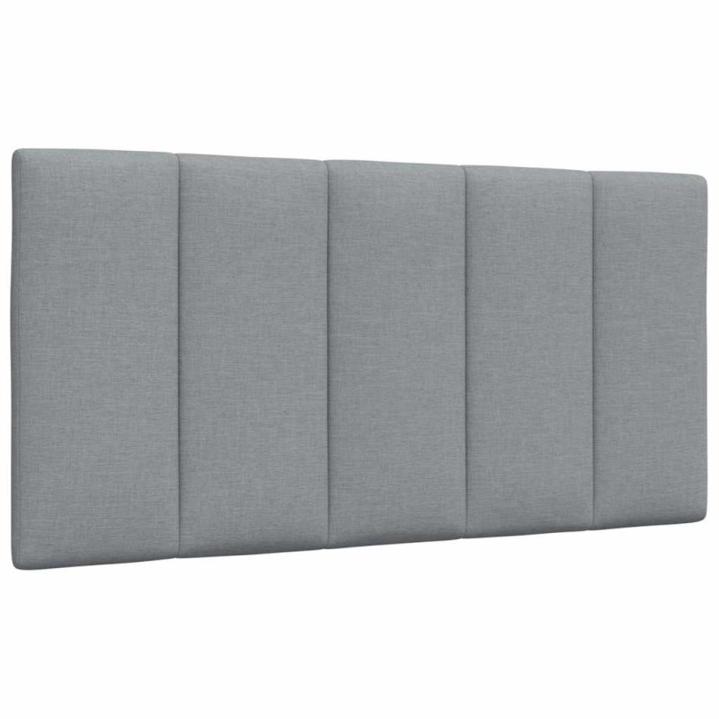 Coussin de tête de lit Hanko gris clair 100 cm tissu 614695614695
