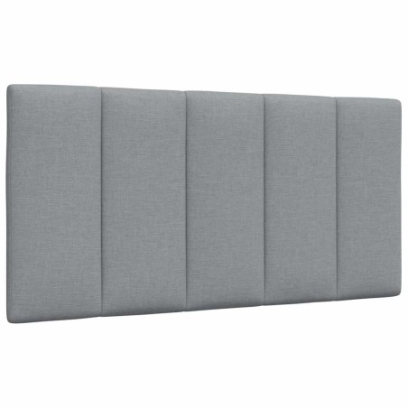Coussin de tête de lit Hanko gris clair 100 cm tissu 614695614695