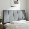 Coussin de tête de lit Hanko gris clair 100 cm tissu 614695614695