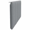 Coussin de tête de lit Hanko gris clair 100 cm tissu 614695614695