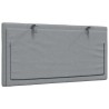 Coussin de tête de lit Hanko gris clair 100 cm tissu 614695614695