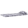 Coussins de chaise adirondack lot de 2 carreaux gris 614699614699