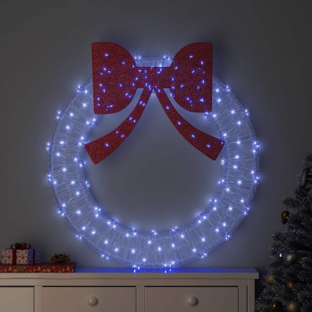 Couronne avec 150 LED Bleu 120 cm Acrylique 614707614707