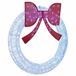 Couronne avec 150 LED Bleu 120 cm Acrylique 614707614707