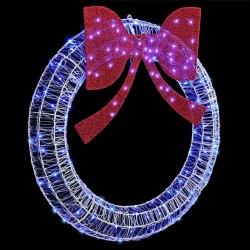 Couronne avec 150 LED Bleu 120 cm Acrylique 614707614707